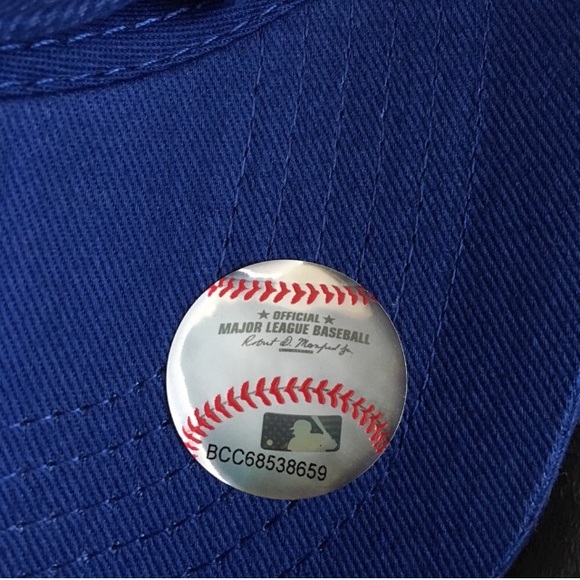 NWT Chicago Cubs Blue Sequin Baseball Cap - Picture 7 of 8